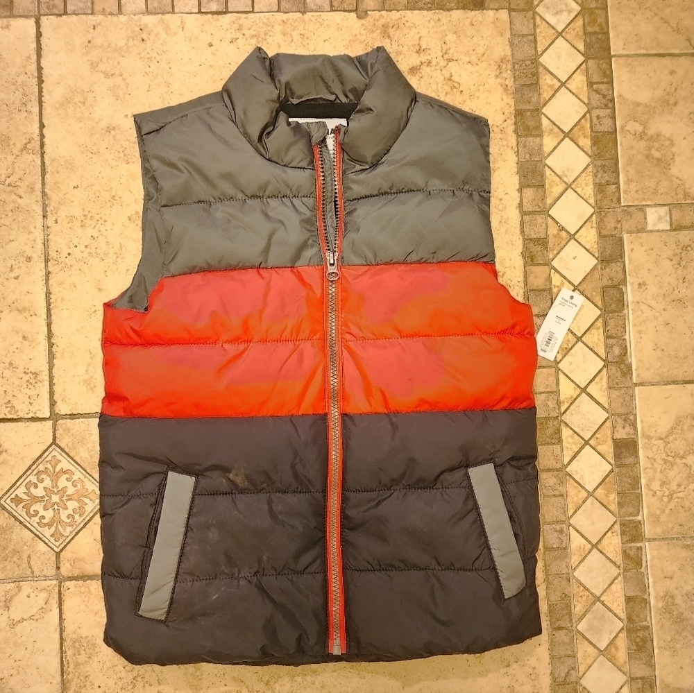 Sonoma Kids Puffer Vest - Red, Gray, Black